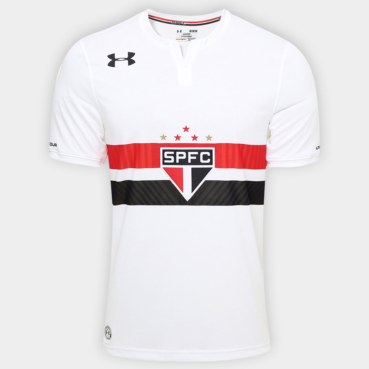 Camisa São Paulo I 17/18 s/nº Torcedor Under Armour Masculina Branco