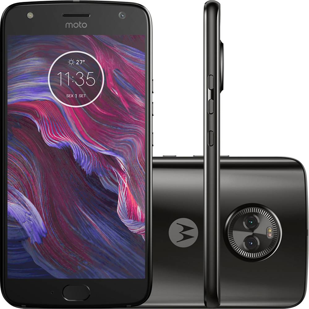 Smartphone Motorola Moto X4 Dual Cam Android 7.0 Tela 5.2