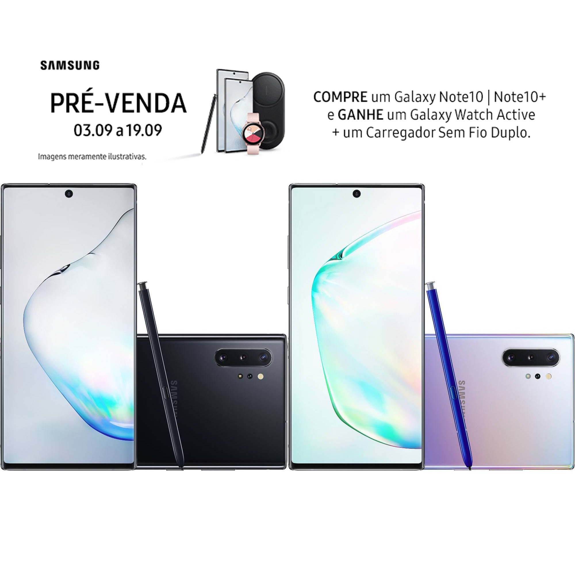 Smartphone Samsung Galaxy Note10+ Dual Chip Android 9.0 Tela 6.8