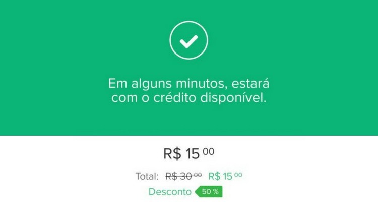 Recarga de Celular TIM com desconto de 50%
