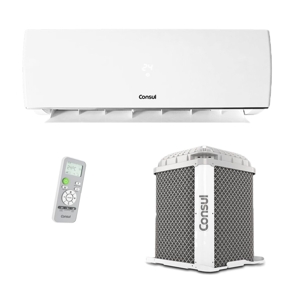 Ar Condicionado Consul Split Hi-Wall Eco 12000 Btus Frio 220V Monofásico