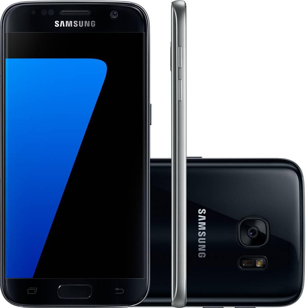 Smartphone Samsung Galaxy S7 Android 6.0 Tela 5.1″ 32GB 4G Câmera 12MP – Preto