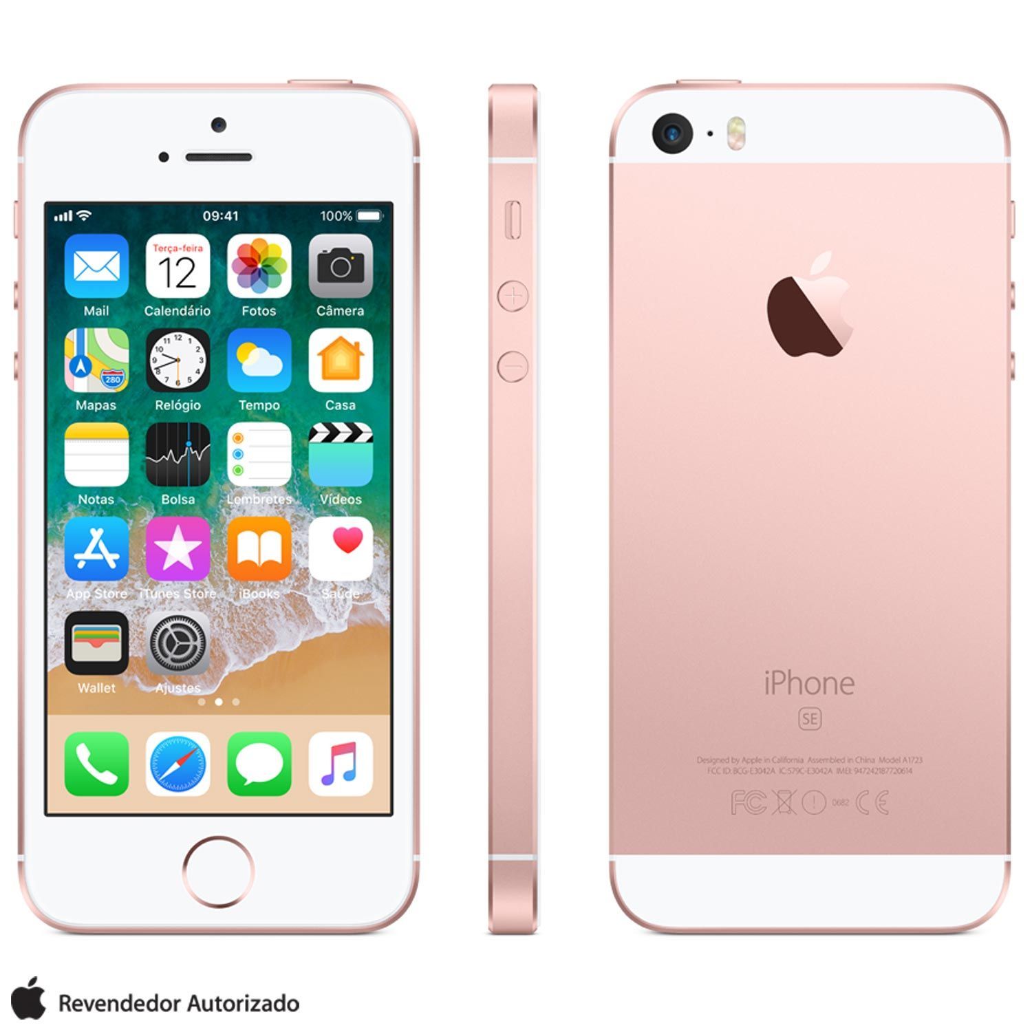iPhone SE com Tela de 4” 4G 32GB e Câmera de 12 MP