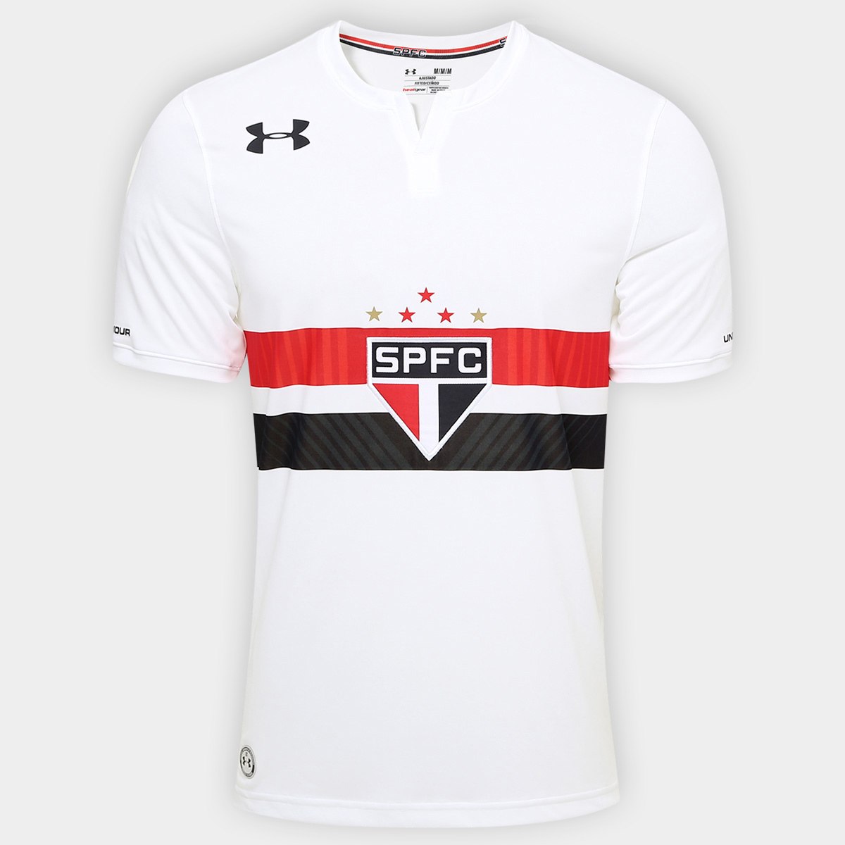 Camisa São Paulo I 17/18 s/nº Torcedor Under Armour Masculina – Branco