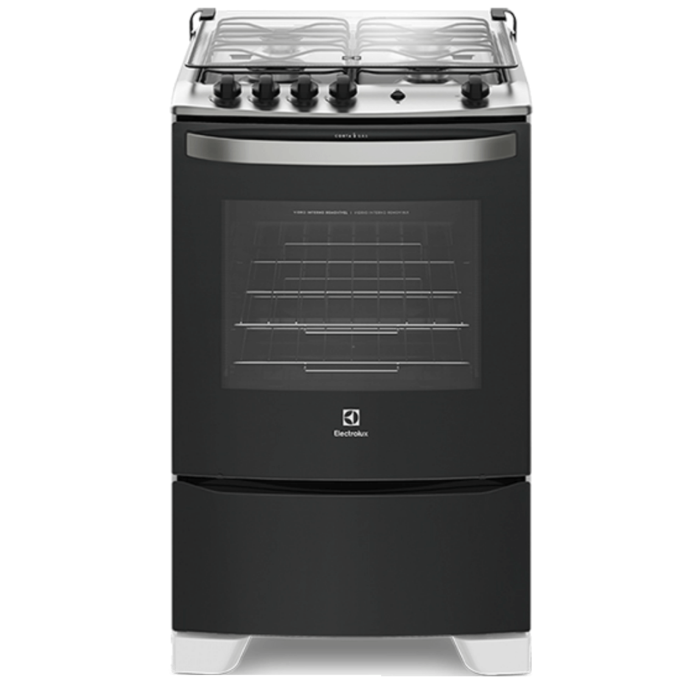 Fogão de Piso Electrolux 4 Bocas Autolimpante com Acendimento Automático (56SAB)