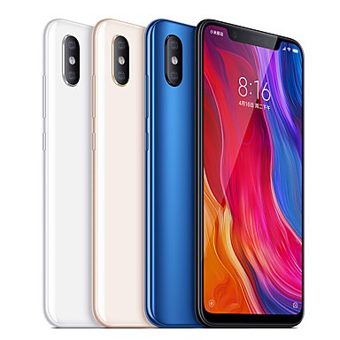 Smartphone Xiaomi Mi8 Tela 6.21″ 4G 6GB RAM 128GB ROM Câmera Traseira Dupla 12MP Frontal 20MP Snapdragon 845 Android