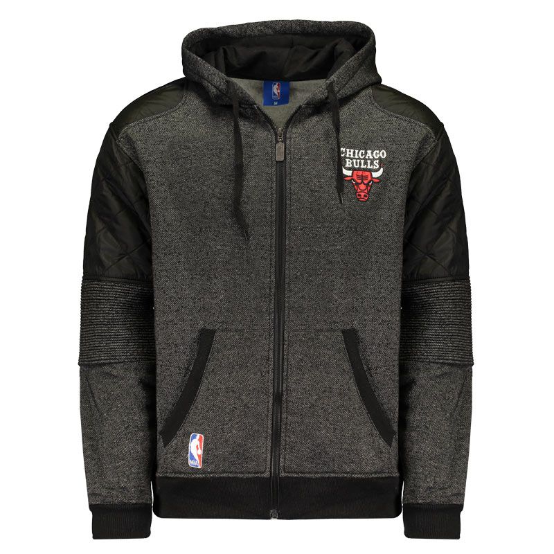 Jaqueta NBA Chicago Bulls Yarn Preta