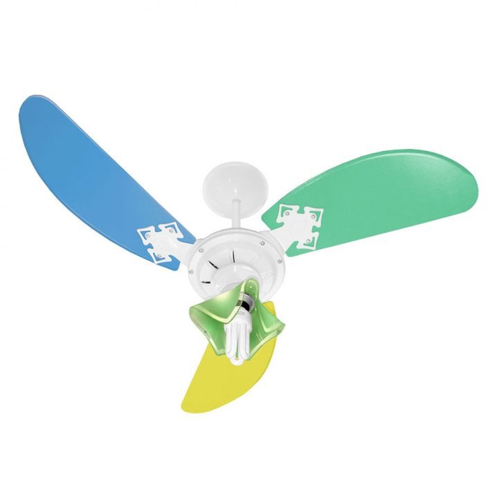 Ventilador de Teto Venti-Delta New Colors Masculino 3 Velocidades 220V