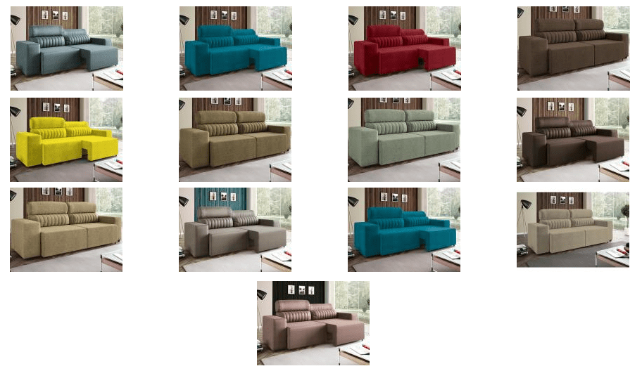 Sofá Retrátil e Reclinável 4 Lugares – Revestimento Suede Elite Style Linoforte