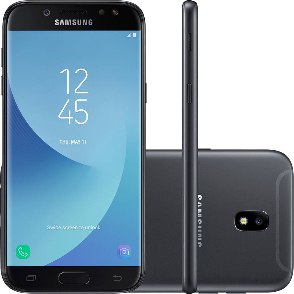 Smartphone Samsung Galaxy J5 Pro Dual Chip Android 7.0 Tela 5,2″ Octa-Core 1.6 GHz 32GB 4G Câmera 13MP – Preto