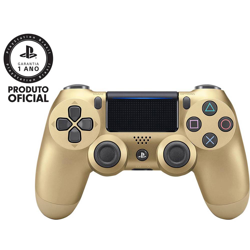 Controle sem Fio Dualshock 4 Sony PS4 – Ouro