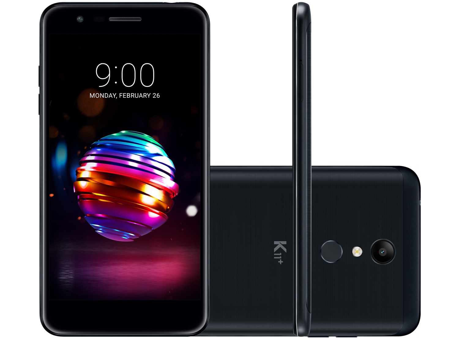 Smartphone LG K11+ 32GB Preto Dual Chip 4G – Câm. 13MP + Selfie 5MP Tela 5,3” HD Proc Octa Core