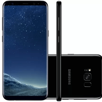 Smartphone Samsung Galaxy S8 Plus Preto 6,2″ Câmera de 12MP 64GB Octa Core e 4GB de RAM