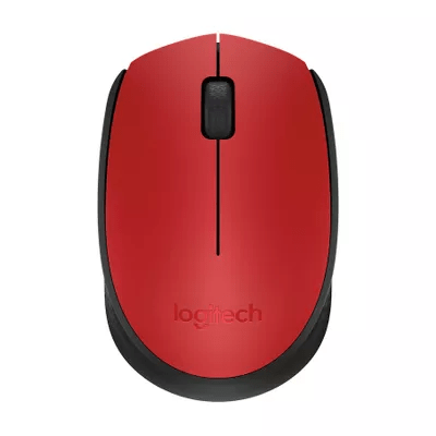 Mouse Sem Fio Logitech M170 Vermelho