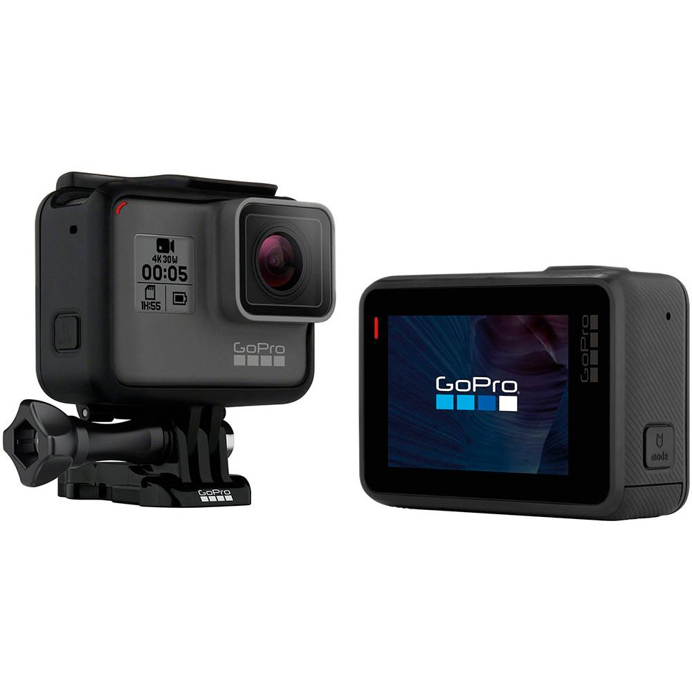 Câmera Digital Gopro Hero 5 Black à prova d’água 12.1MP com Wi-Fi e Gravação 4K – Cinza/Preta