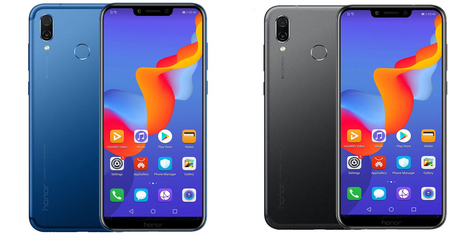 Smartphone Huawei Honor Play Global Version Tela 6.3″ 4GB RAM 64GB ROM Kirin 970 4G Câmera Traseira Dupla 16MP + 2MP Frontal 16MP Android