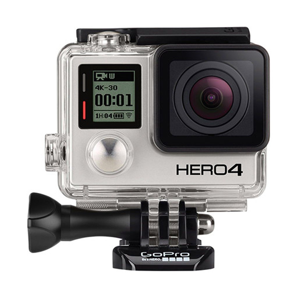 Câmera Filmadora GoPro Hero4 Black Edition Prata Câmera 12MP, Vídeos em 4K, Bateria 1.160 mAh