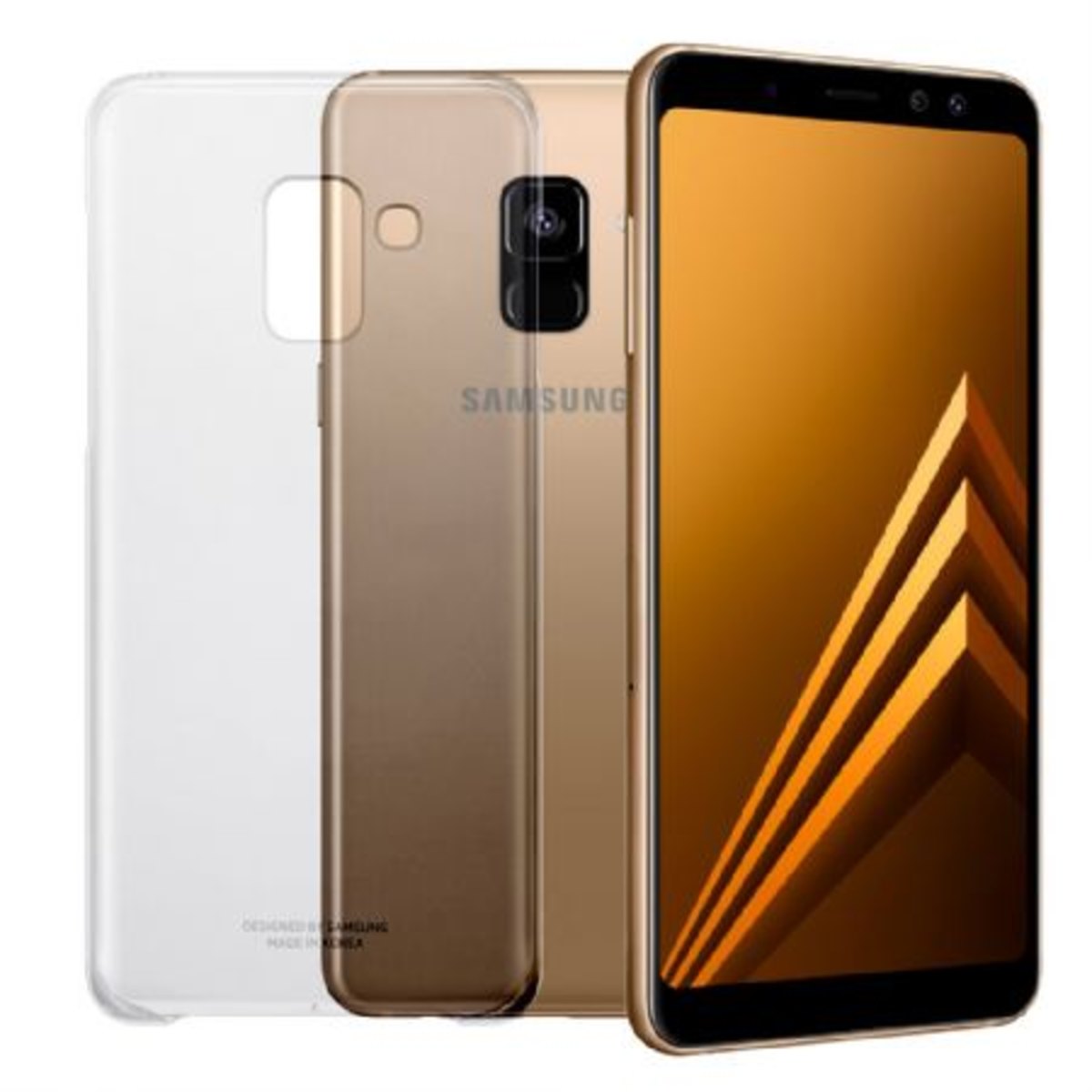 Smartphone Samsung Galaxy A8 Plus, Dourado, A730F, Tela de 6, 64GB, 16MP