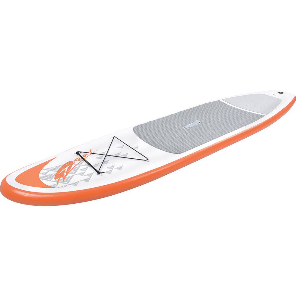 Prancha Stand Up Inflável Jilong Modelo Z-Ray Sup 3,2M Branco e Laranja