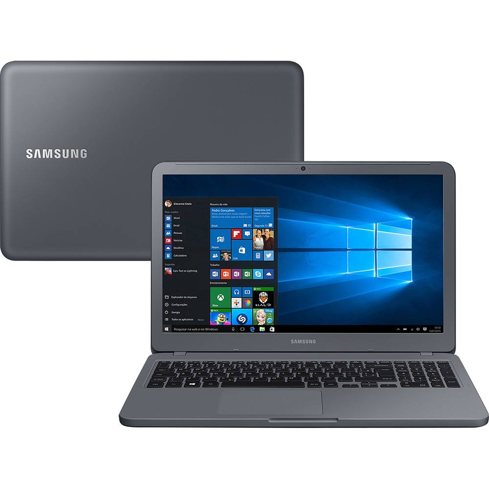 Notebook Expert X30 8ª Intel Core I5 Quad Core 8GB 1TB LED HD 15,6”  W10 Cinza Titânio – Samsung