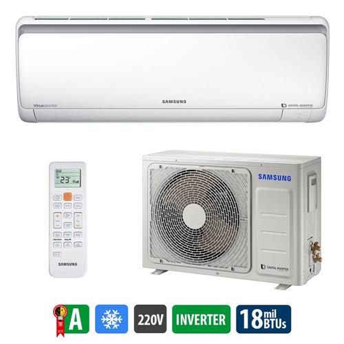 Ar Condicionado Split 18.000Btus Samsung Inverter Smart Frio Classe A