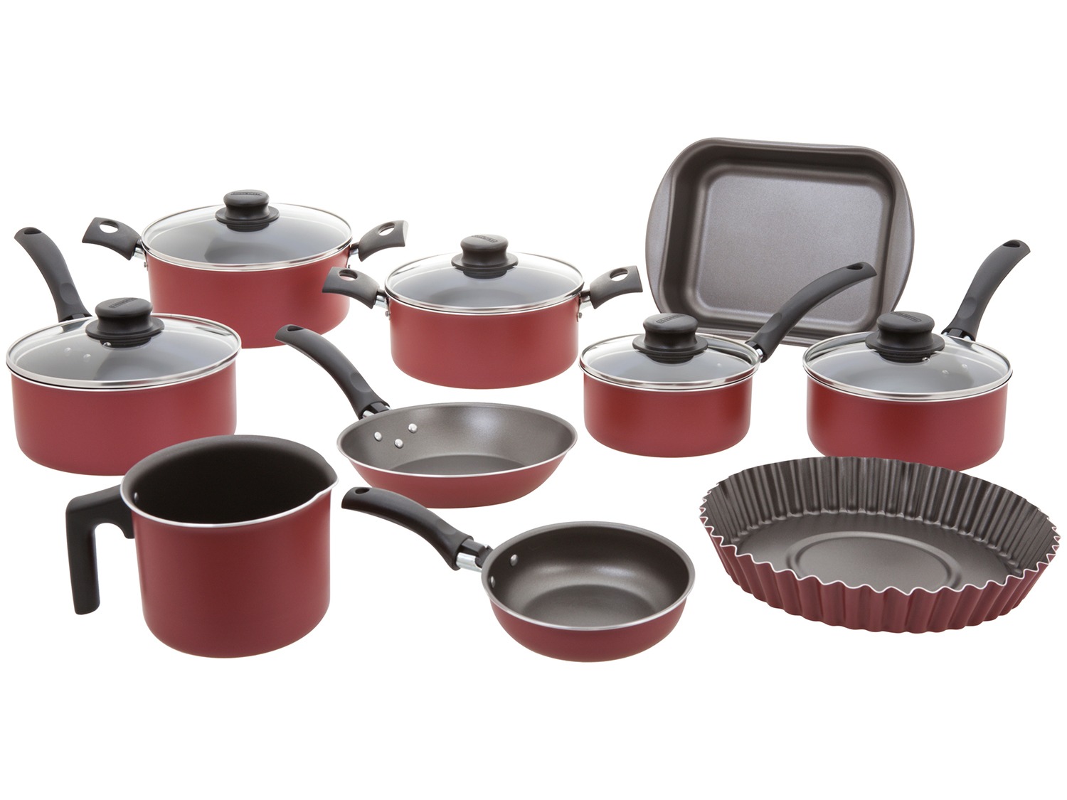 Conjunto de Panelas Tramontina Turim 20298/722 – Antiaderente 10 Peças