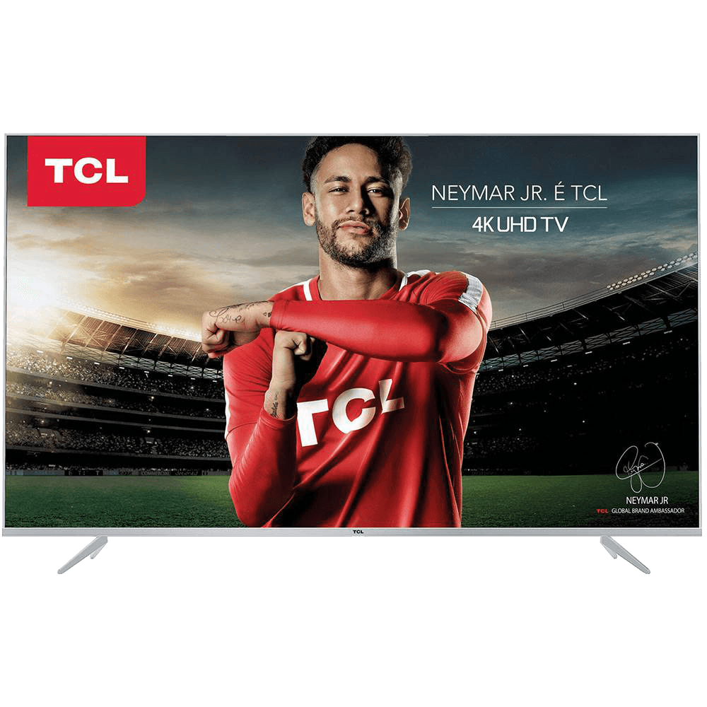 Smart TV LED 50″ TCL P6US Ultra HD 4K HDR com Conversor Digital 3 HDMI 2 USB Wi-Fi integrado