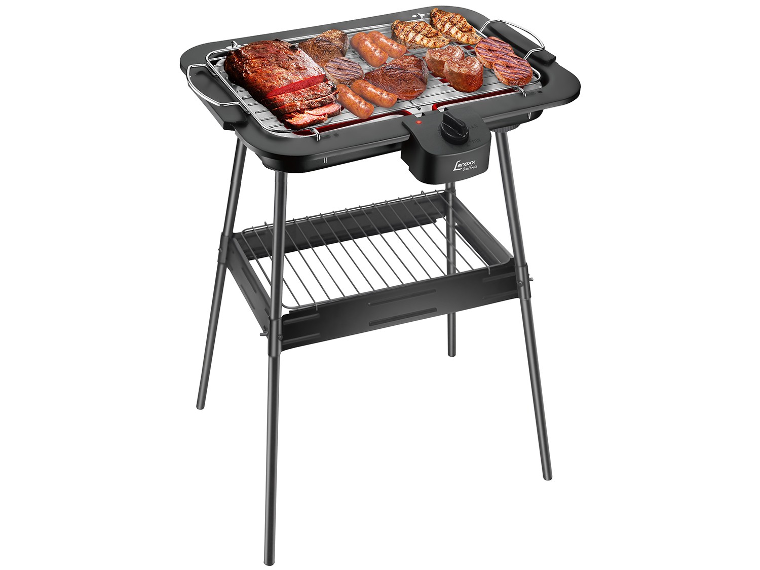 Churrasqueira Elétrica Lenoxx 1800W – com Controle de Temperatura Grand Pratic PCH 143