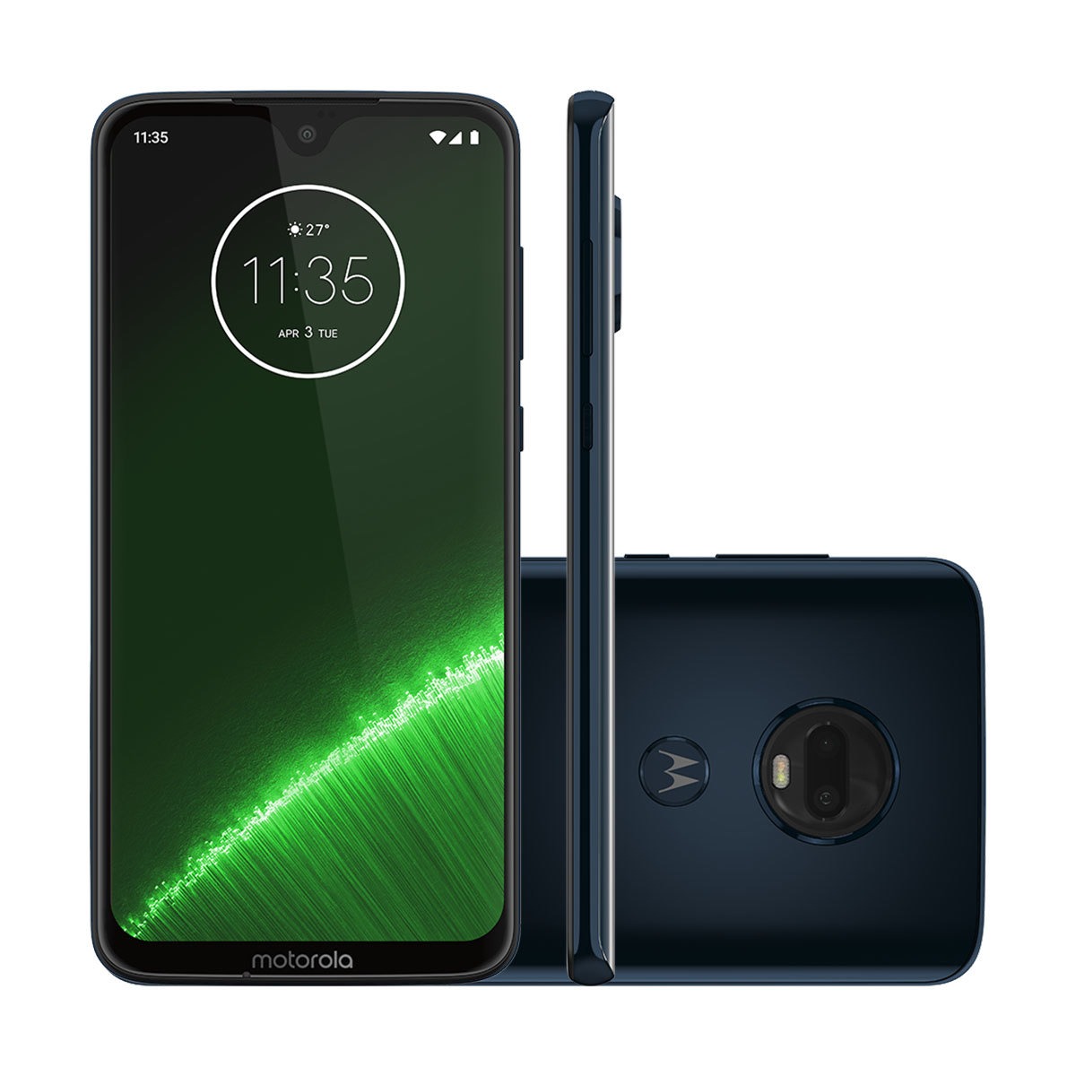 Smartphone Motorola Moto G7 Plus 64GB Indigo 4G Tela 6.2″ Câmera 16MP Selfie 12MP Dual Chip Android 9.0