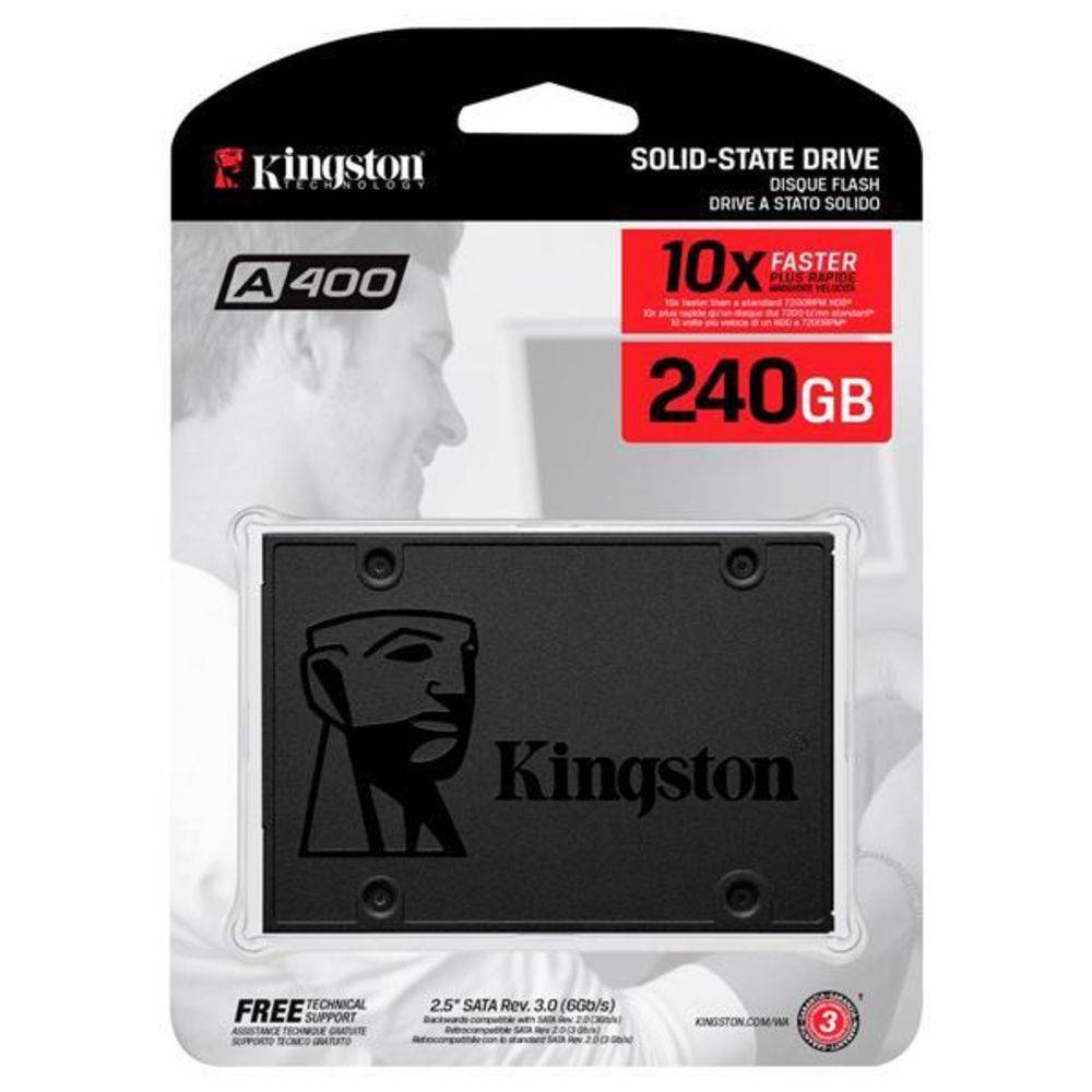 HD Kingston Ssd Sa400 S37 240gb 6g