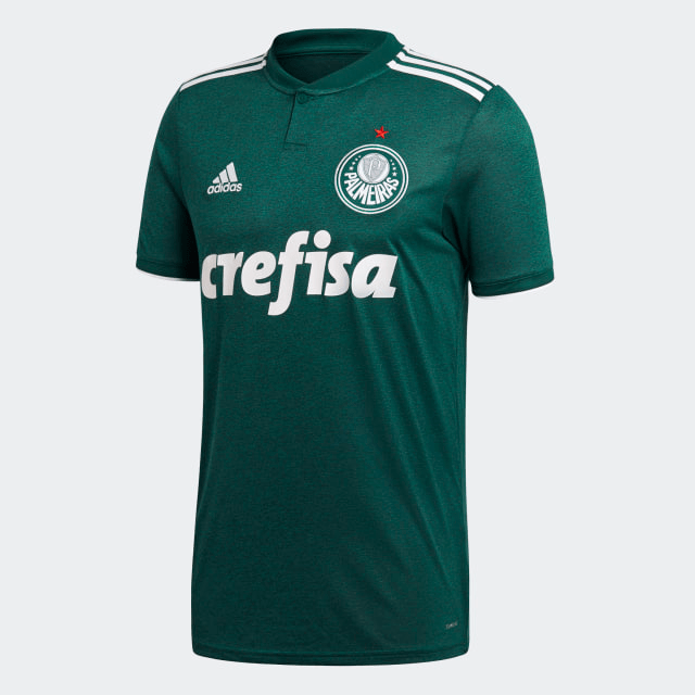 Camisa Adidas Palmeiras I 2018 s/n° Masculina