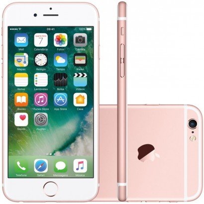 Smartphone Apple iPhone 6S 32GB Desbloqueado Ouro Rosa iOS 9, Câmera 12MP, Tela 4.7″, Processador Apple A9