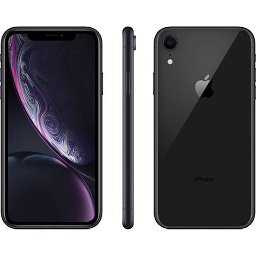 iPhone Xr 64GB Preto IOS12 4G + Wi-fi Câmera 12MP – Apple