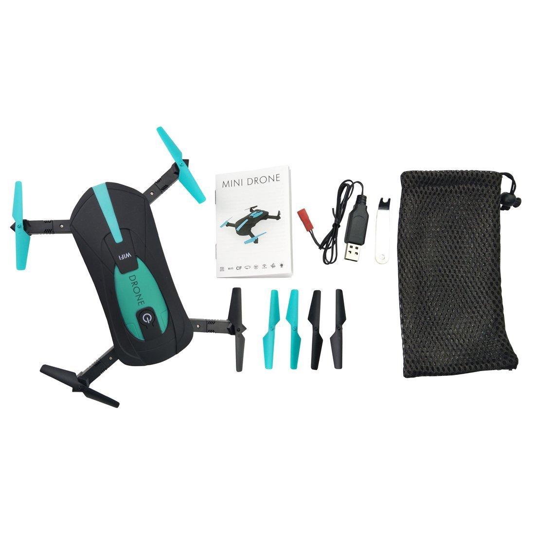 Drone Tira Selfie Jy018 De Bolso 2mp Camera