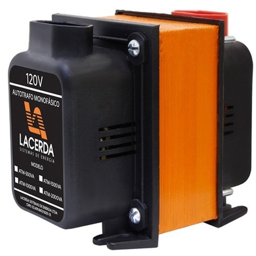 Auto Transformador Lacerda ATM 2000VA 220V-120V Bivolt Proteção térmica de sobreaquecimento e choque elétrico