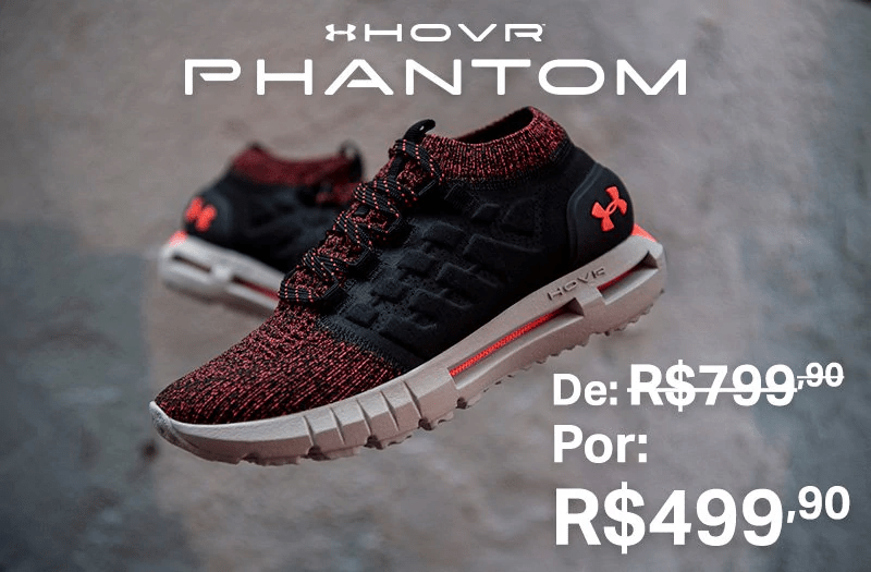 Tênis UA HOVR Phantom Running Masculino
