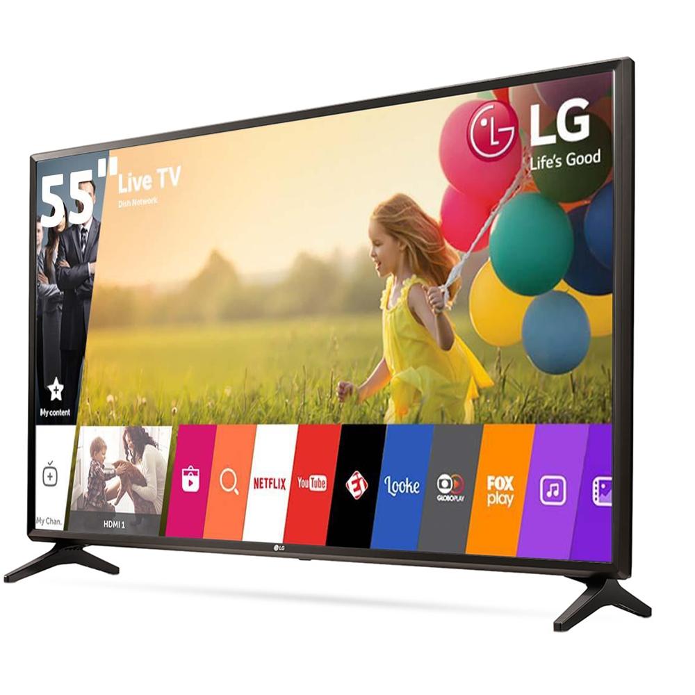 Smart TV LED 55” Ultra HD 4K LG 55UK631C HDMI USB Wi-Fi Conversor Digital Integrado