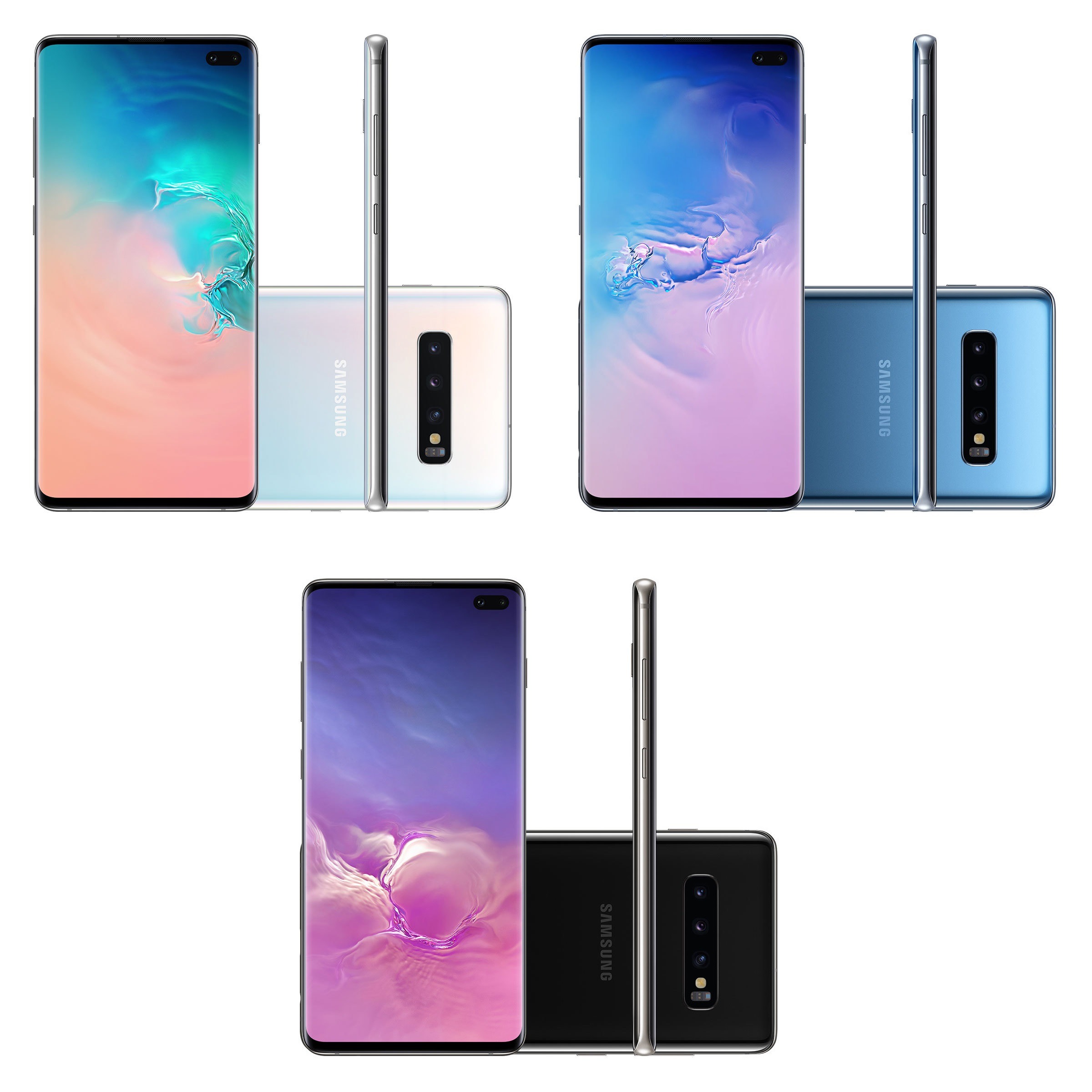 Smartphone Samsung Galaxy S10 Plus 128GB Tela 6.4″ Câmera Tripla 16MP Selfie 10MP Dual Chip Android 9.0