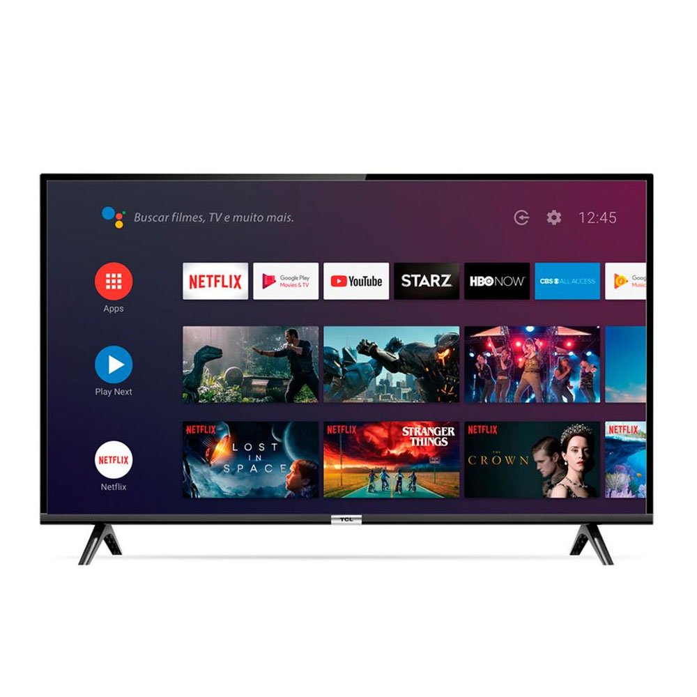 Smart TV 43 Led TCL 43S6500 Full HD com Comando de Voz Wi-Fi HDMI USB