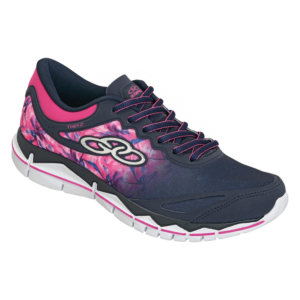 Tênis Olympikus Thin 2 Feminino – Marinho e Pink