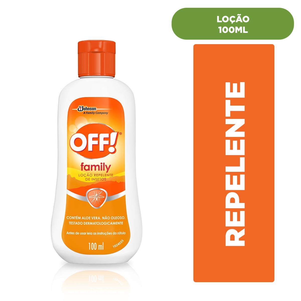 Repelente de Insetos Loção Family 100 ml, Off