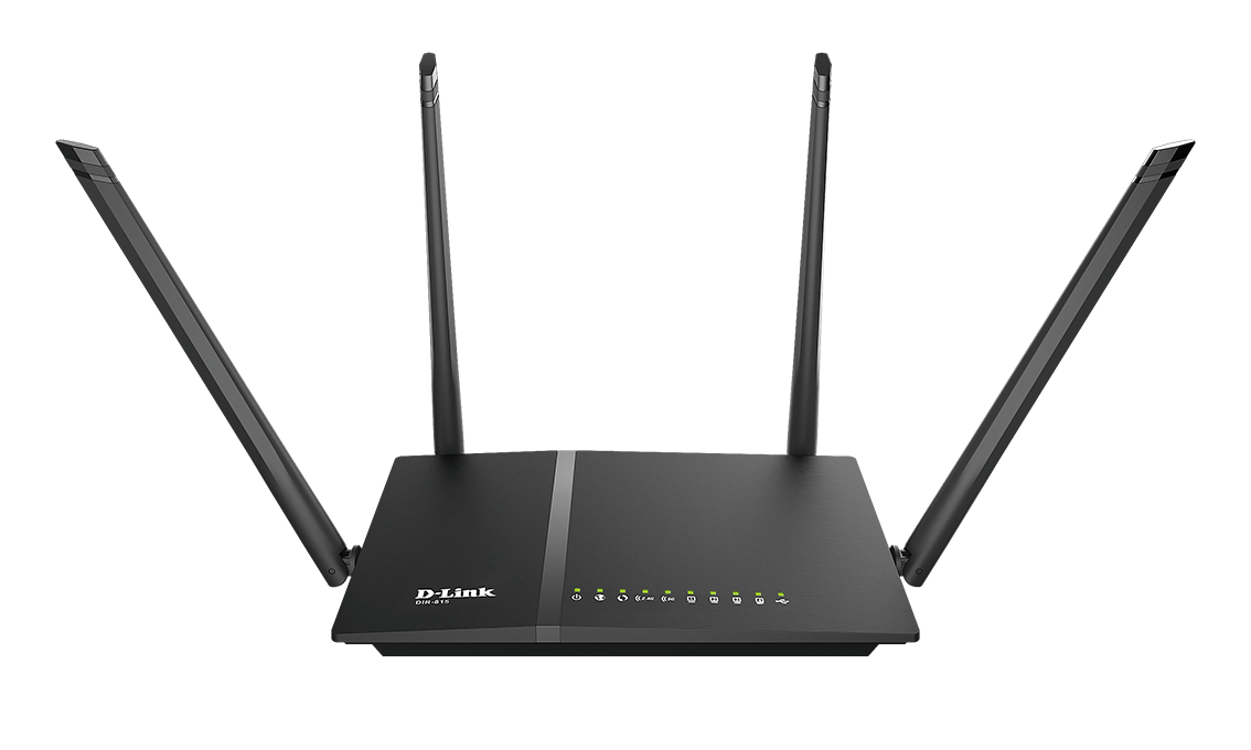 Roteador Wireless D-Link Dir-815 AC 1200Mbps Dual Band Com 4 Antenas Externas 5Dbi