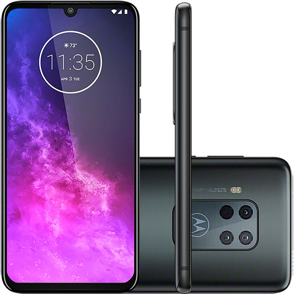 Smartphone Motorola One Zoom 128GB Dual Chip Android Pie 9.0 Tela 6.4″ Qualcomm Snapdragon 675 (SM6150) 4G Câmera 25MP – Titanium