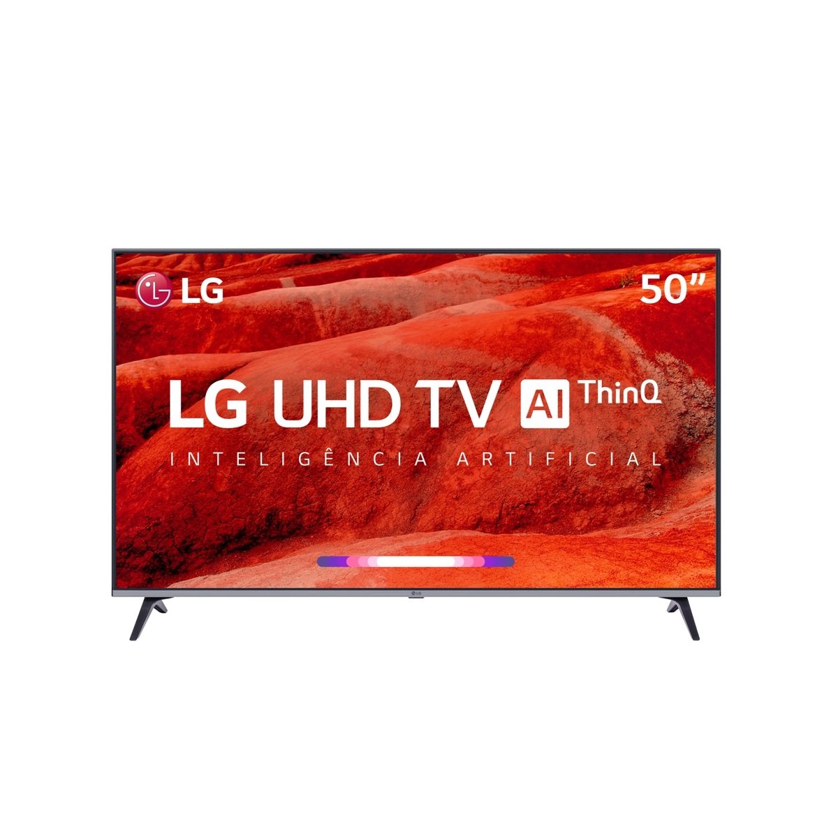 Smart TV LED 50″ LG UM7510 Ultra HD 4K HDR Ativo, DTS Virtual X, Inteligência Artificial, ThinQ AI, WebOS 4.5