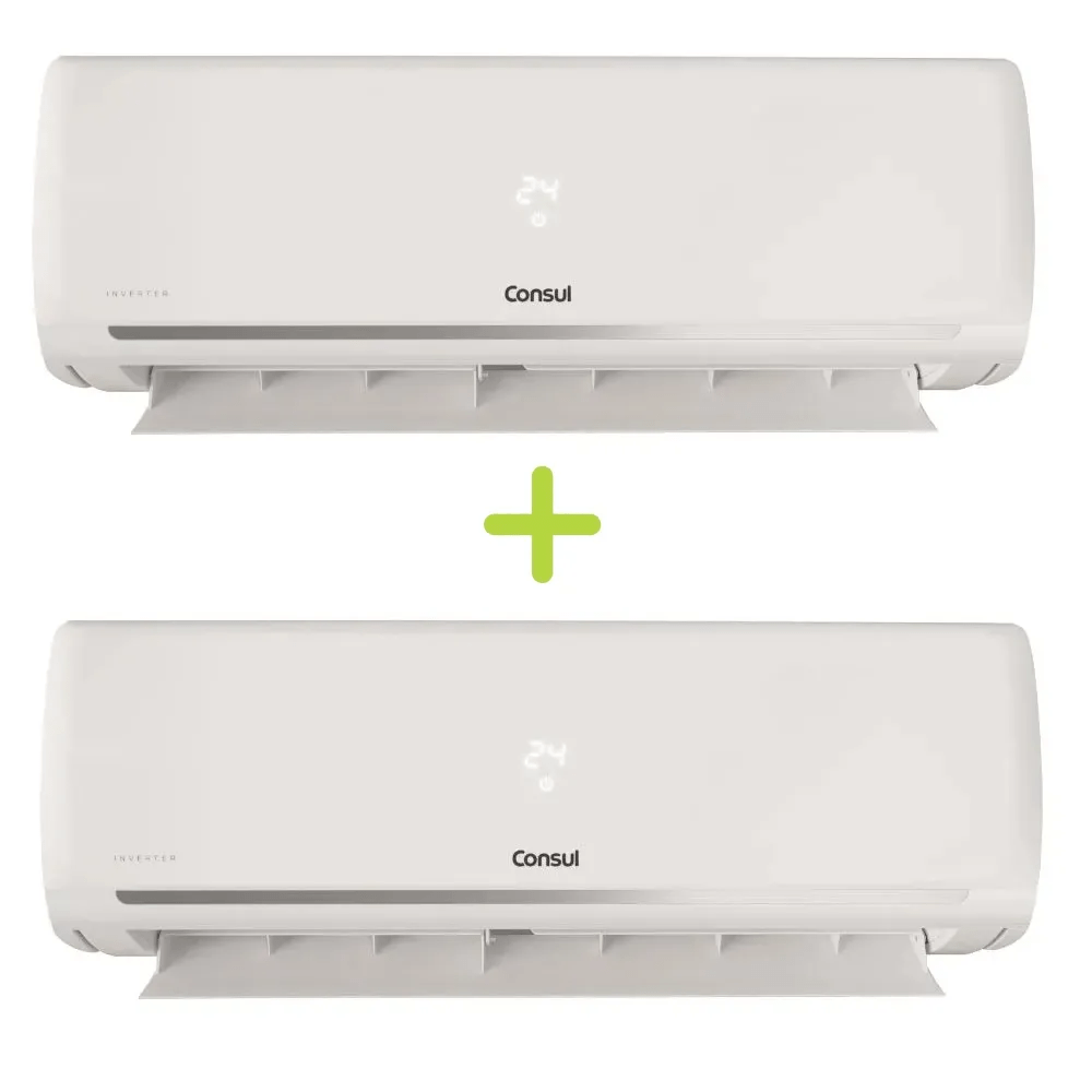 Combo Ar Condicionado Split Inverter 9000 BTUS Consul Frio Maxi Refrigeração e Economia (CBF09EBBNA + CBF09EBBNA) – 220V