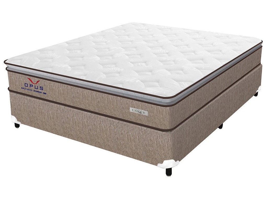 Cama Box (Box + Colchão) Casal Molas – Ensacadas 65cm de Altura Plumatex Ópus