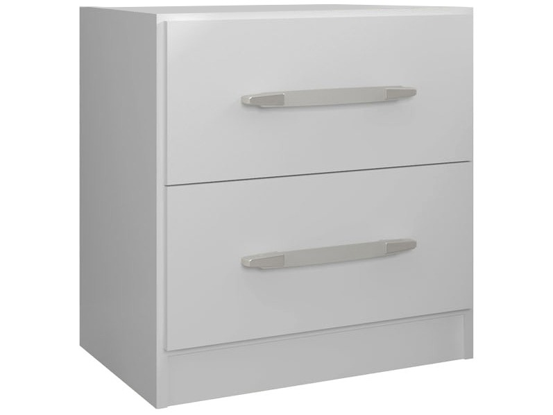 Mesa de Cabeceira 2 Gavetas Cuba – Poliman Móveis