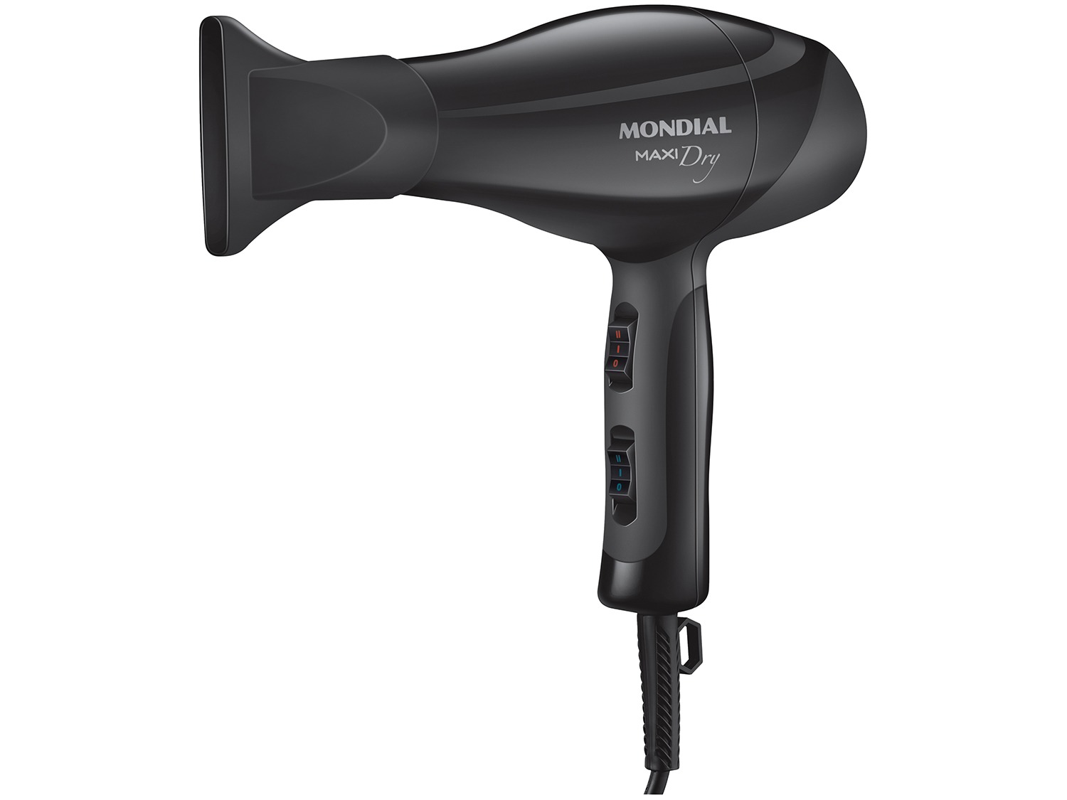 Secador de Cabelo Mondial Maxy Dry Preto – com Íons 1900W 2 Velocidades