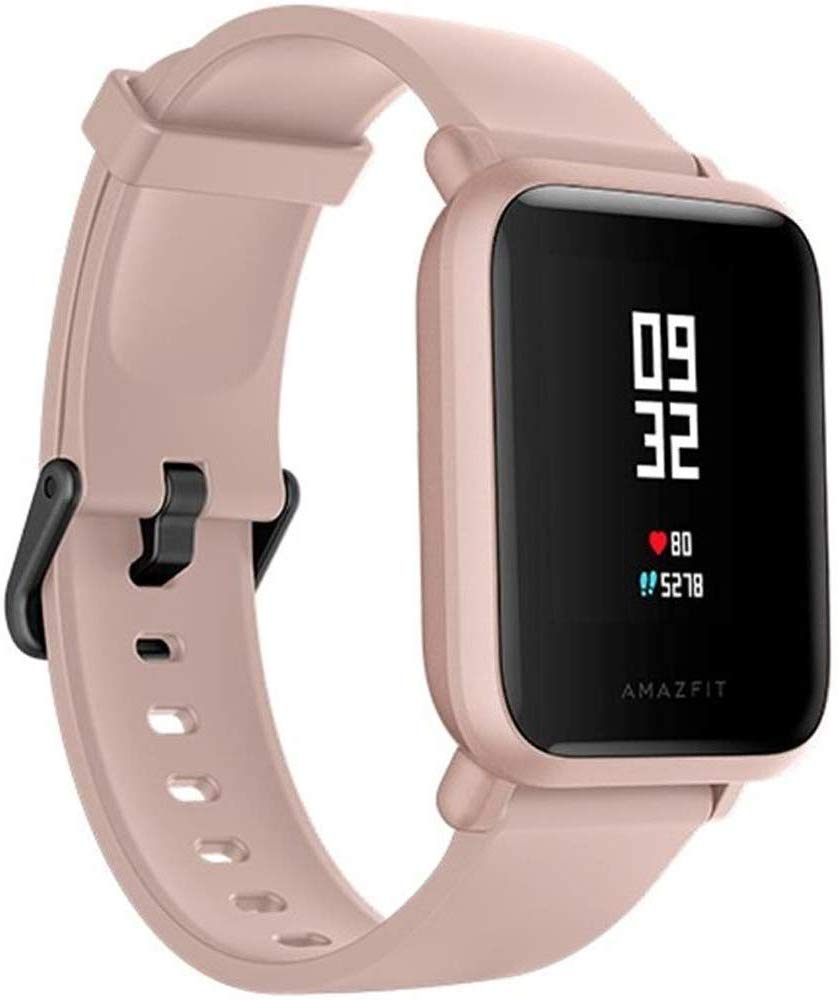 Relogio Xiaomi Amazfit Bip Lite rosa Smartwatch, Android iOS