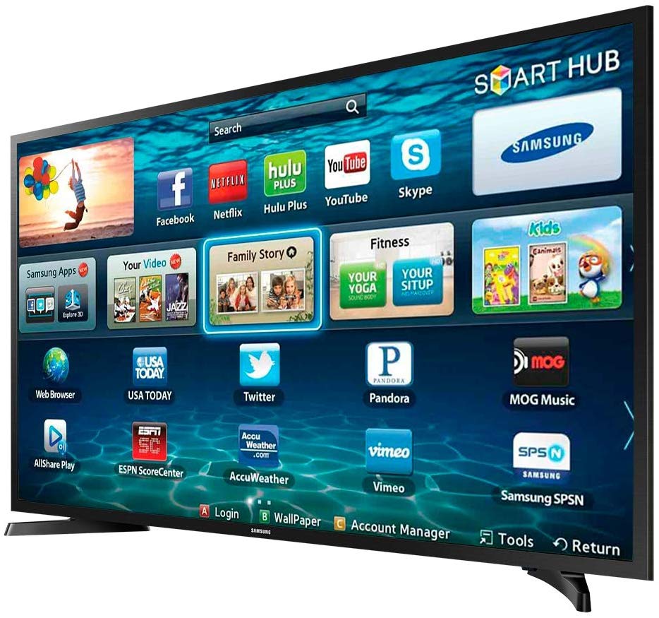 Smart TV 32″ LED, Samsung, LH32BENELGA/ZD, HD, HDMI, USB, Wi-Fi